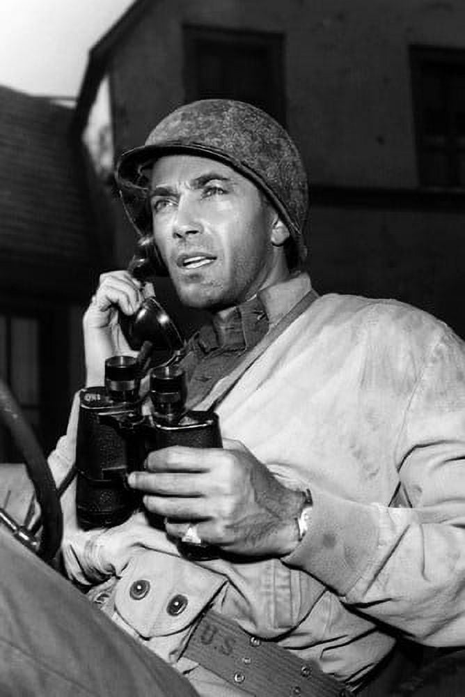 Rick Jason in Combat! in jeep with binoculars 24x36 Poster - Walmart.com