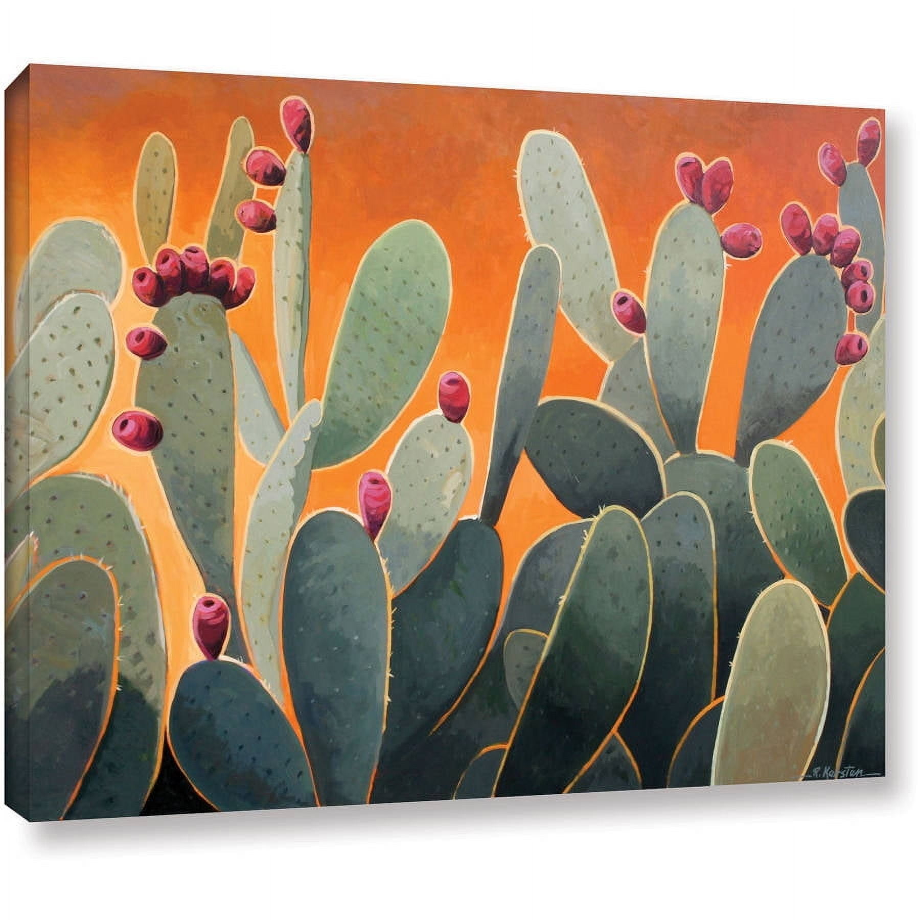Rick Kersten "Cactus Orange" Gallery-Wrapped Canvas