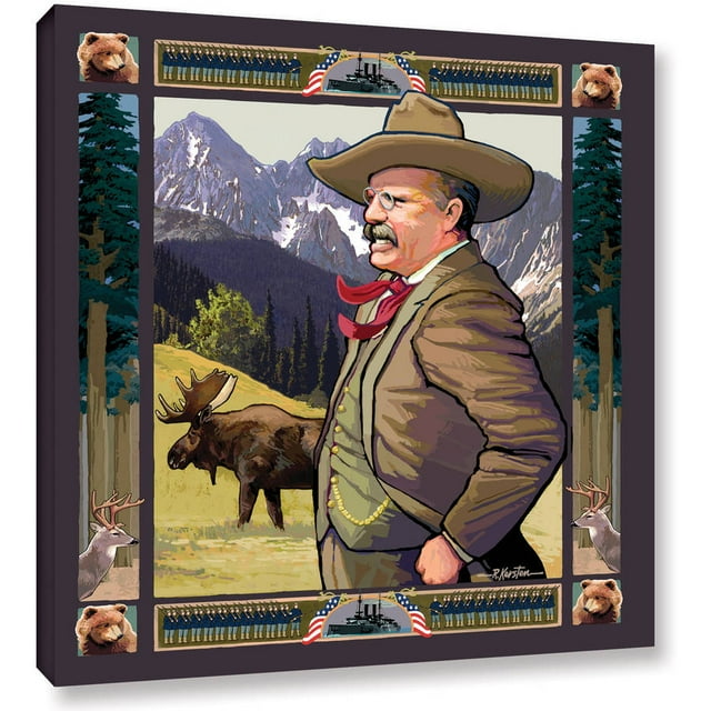 Rick Kersten "Teddy Roosevelt" Gallery-Wrapped Canvas