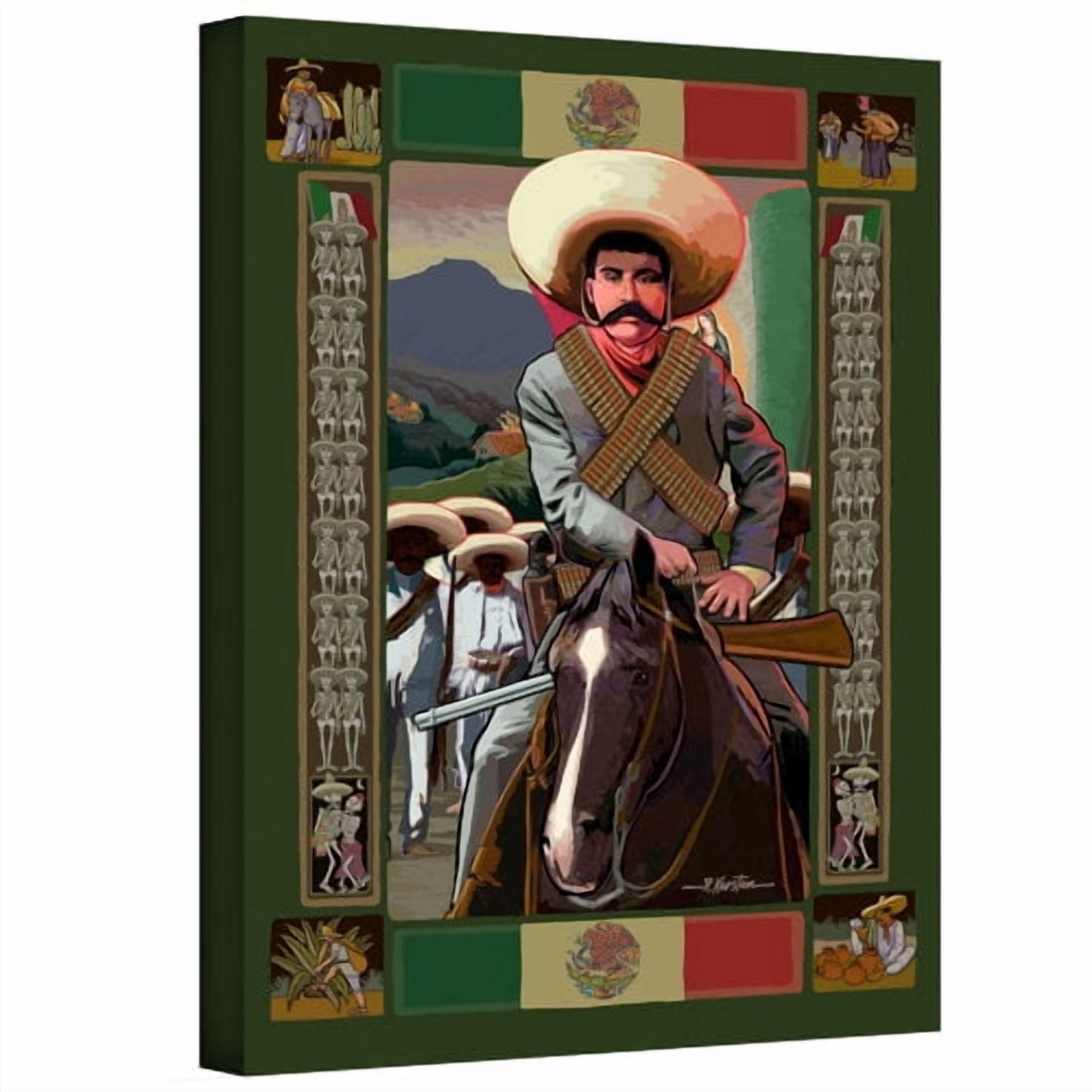 Rick Kersten "Zapata" Gallery-Wrapped Canvas