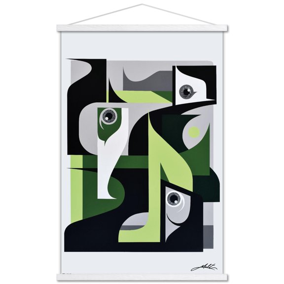 Rick Malt - Maltain Dew Wall Poster with Magnetic Frame, 22.375" x 34"