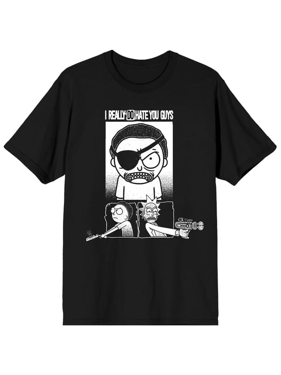 Rick & Morty Evil Morty Short Sleeve Tee for Adult Fans-6XL