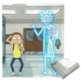 thumbnail image 1 of Rick & Morty Holographic Chicken Kids Silk Touch Throw Blanket, 1 of 5