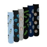 SHREK Rick & Morty Men's Crew Socks, 6-Pack