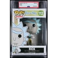 thumbnail image 1 of Rick & Morty, PSA Graded 10 GEM MINT, Rick Collectible Vinyl Figure #112, Fully Encapsulated Bundle with Compatible Funko Pop! PSA Hard Protector Case, 1 of 3