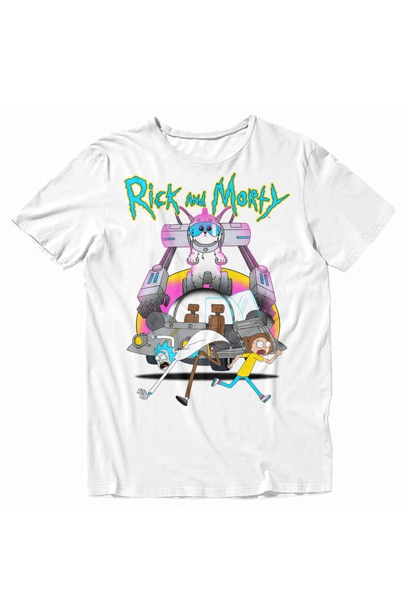 Rick & Morty Panic Mode Adult T-Shirt