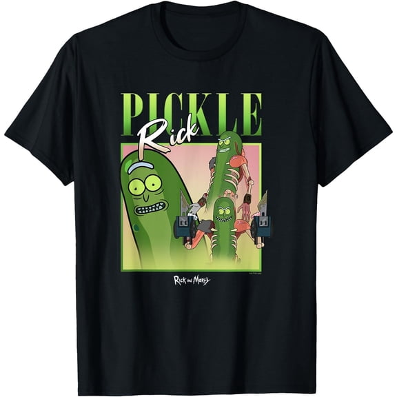 Rick & Morty Pickle Rick Multiple Poses Poster T-Shirt