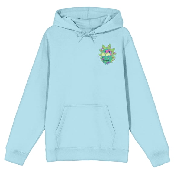 Rick & Morty Portal Art Adult Black Long Sleeve Hooded Sweatshirt-5XL