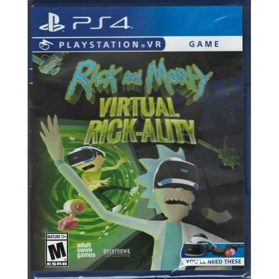 Rick & Morty Virtual Rick-Ality (PlayStation VR) PS4 (Brand New Factory Sealed U
