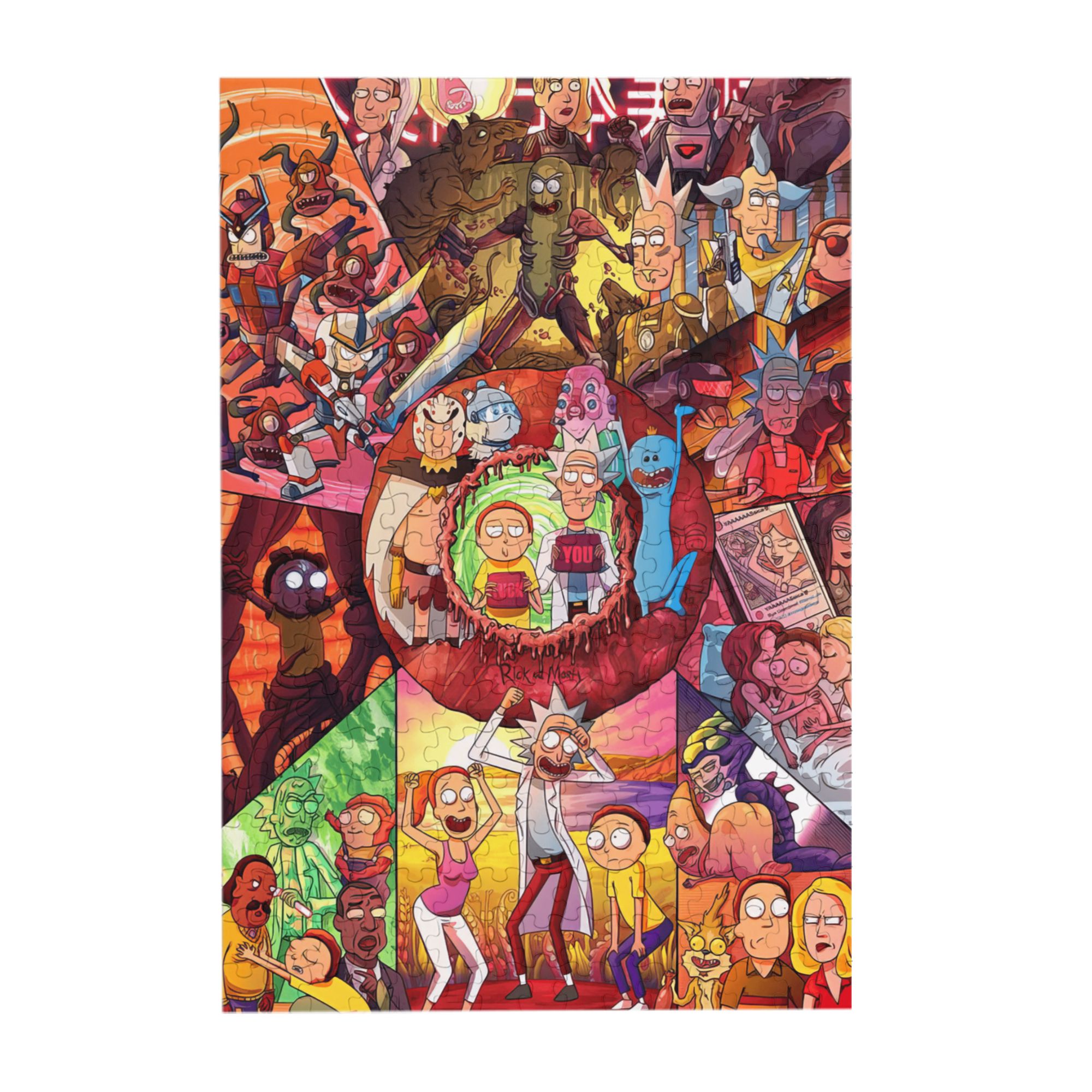 Rick et Morty - Regardez ça - Puzzle en bois