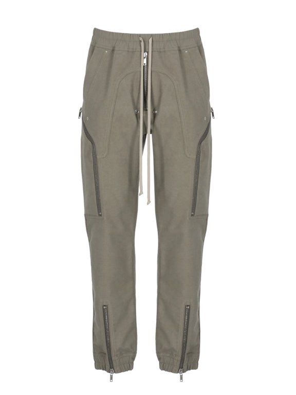 Trousers With Elastic Waist And Multiple Zipper Details (Men's)