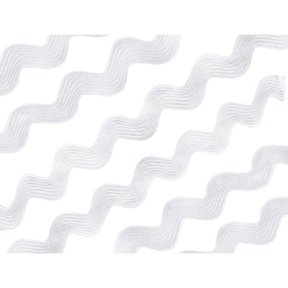 Rick Rack Trim 0.4 Inch Ribbon for Sewing Wave Bending for Decorating Party Crafts 27 Yards