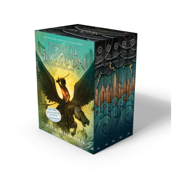 Percy Jackson and the Olympians 5 Book Paperback Boxed Set (w/poster) (Hardcover)