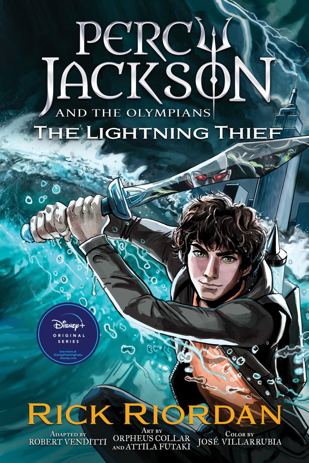 Percy Jackson and the Olympians: the Lightning Thief the Graphic Novel  (paperback) (Paperback) - Walmart.com, image size:1000x1500