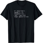 Rick Roll in Python Funny Coding T-Shirt