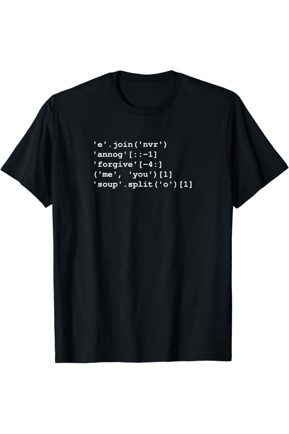 Rick Roll in Python Funny Coding T-Shirt