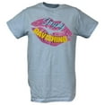 thumbnail image 1 of Rick Rude Kiss Mark Light Blue T-shirt, 1 of 4