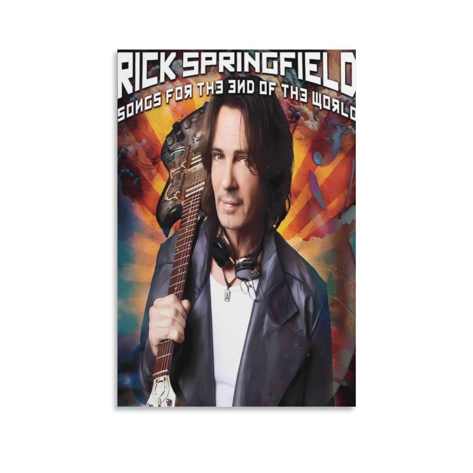 Rick Springfield Graphics Rick Springfield Canvas Poster Picture Print Wall Art Poster Painting ...