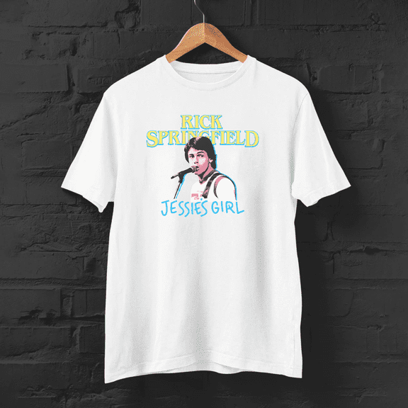 Rick Springfield Jessies Girl T-shirt - White