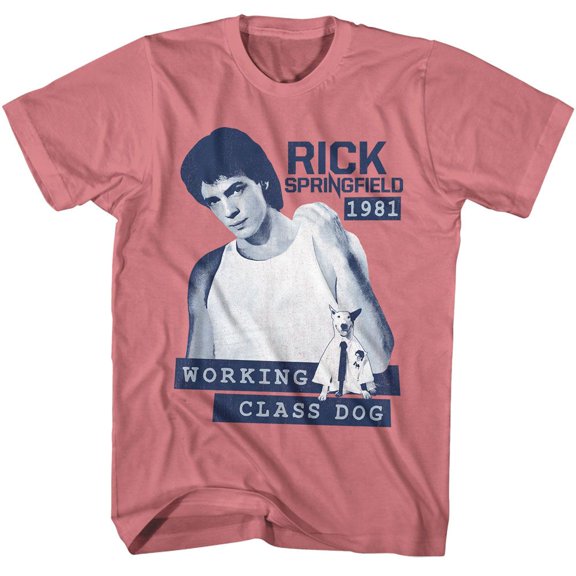 Rick Springfield Working Class Dog Mauvelous Adult S/S Tshirt 2Xl