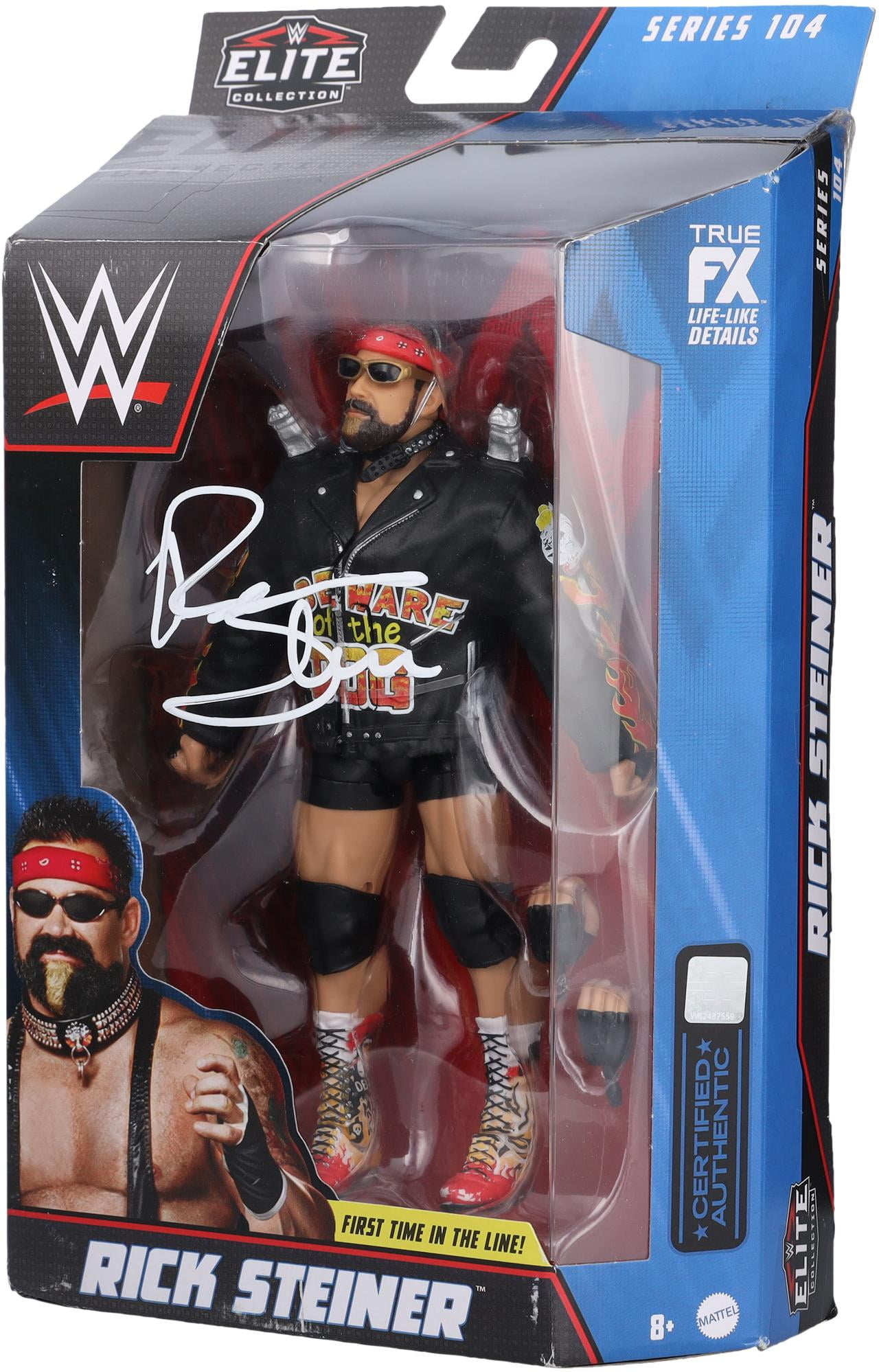 Rick Steiner WWE Autographed Mattel Elite Collection Series 104 Action Figure - Fanatics Authentic Certified