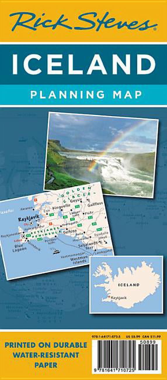 Rick Steves Iceland Planning Map 9781641710725