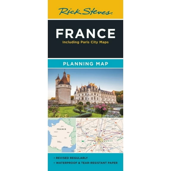 Rick Steves Rick Steves France Planning Map: Including Paris City Maps, (Paperback)