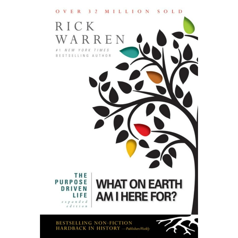 Rick Warren's The Purpose Driven Life - Christian Paperback Book
