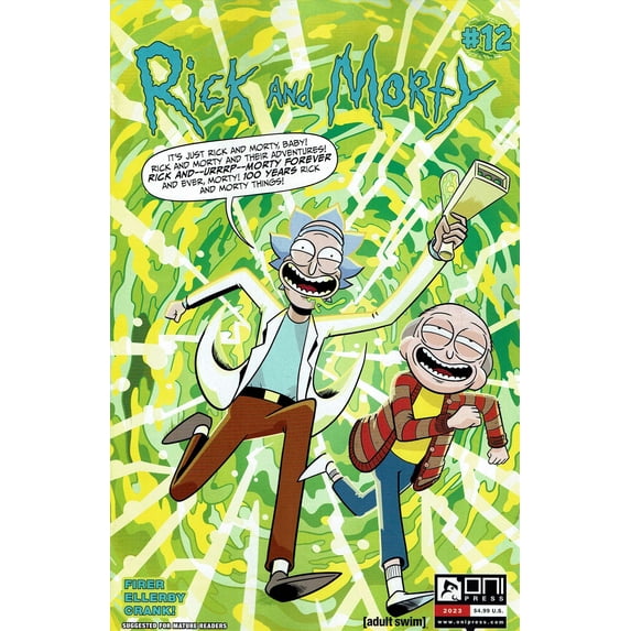 Rick and Morty (2nd Series) #12A VF ; Oni Comic Book