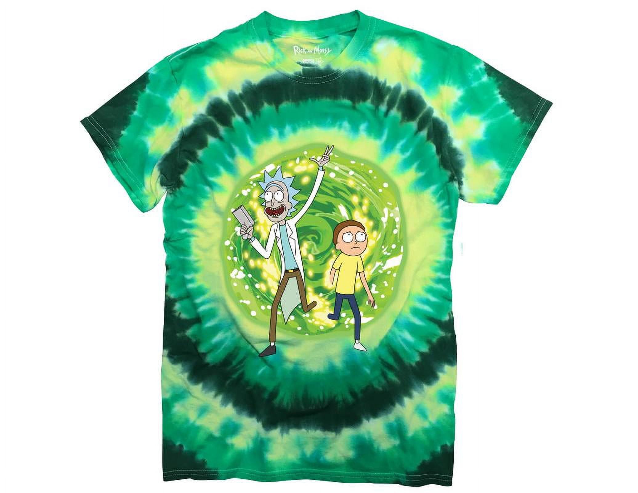 rick and morty tie dye sweatshirt