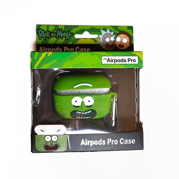 Rick and Morty AirPods Pro Case Shockproof Cartoon Protective Cover for AirPods Pro with Keychain