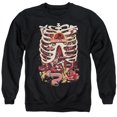 thumbnail image 1 of Rick and Morty Anatomy Park Logo Unisex Adult Crewneck Sweatshirt, Black, Medium, 1 of 1