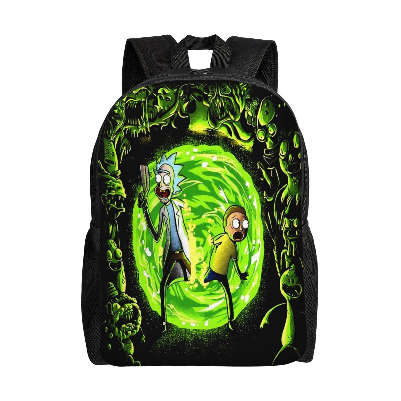 Rick and Morty Backpack 3D Printed Casual Daypacks - Walmart.com