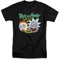 thumbnail image 1 of Rick and Morty Blown Minds Unisex Adult Tall T Shirt, Black, X-Large, 1 of 2
