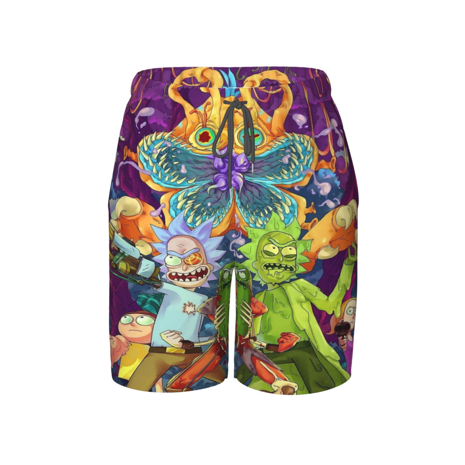 Set Ufficiale 4 Spille Da 3,2 Cm - Rick And Morty By Ata-Boy, Bottoni Collezionabili In Alluminio