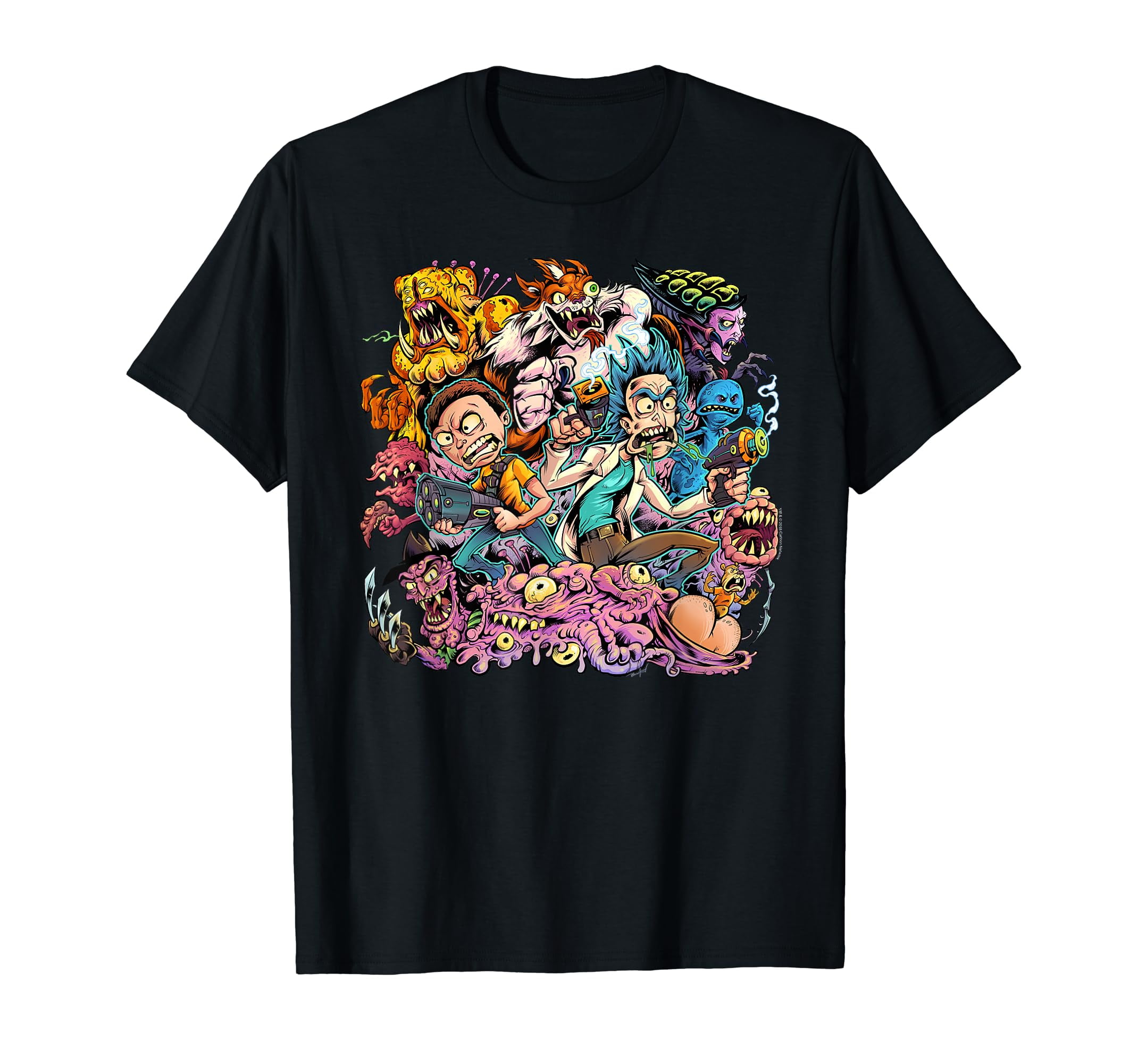 Rick And Morty Brian Allen Group Illustration Rick And Morty Brian Allen Group Illustration