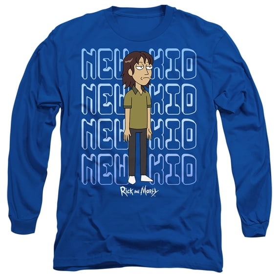 Rick and Morty Bruce Chutback Unisex Adult Long-Sleeve T Shirt, Bruce Chutback, 2X-Large