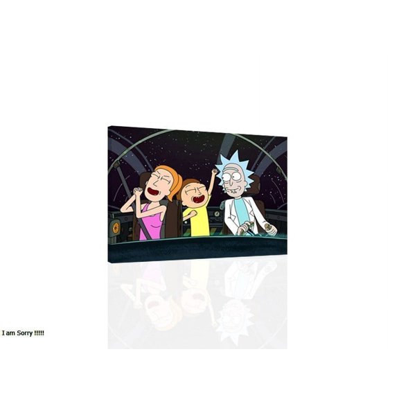 Rick and Morty - CANVAS or PRINT WALL ART