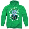 thumbnail image 1 of Rick and Morty Can Do Unisex Adult Pull-Over Hoodie, Kelly Green, Small, 1 of 5