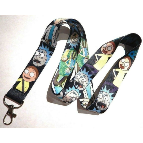 Rick and Morty Characters LANYARD Keychain