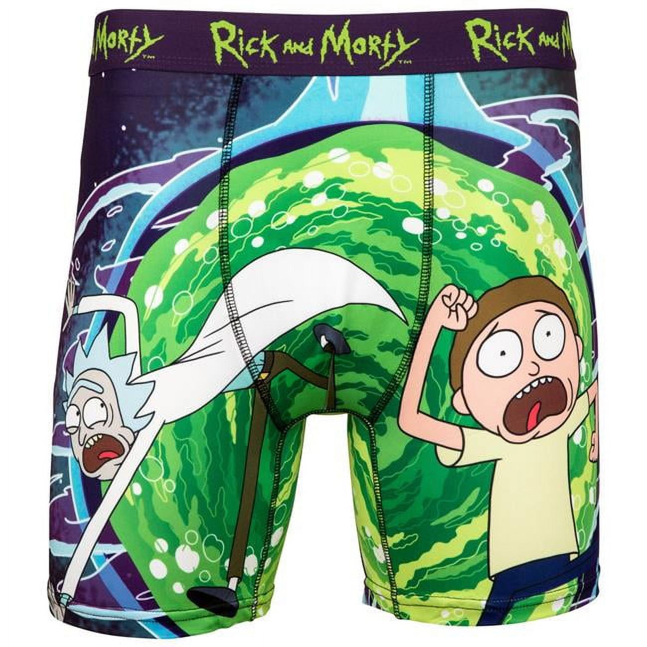 PSD Rick VS Mr. Nimbus Morty Animated Series Underwear Boxer