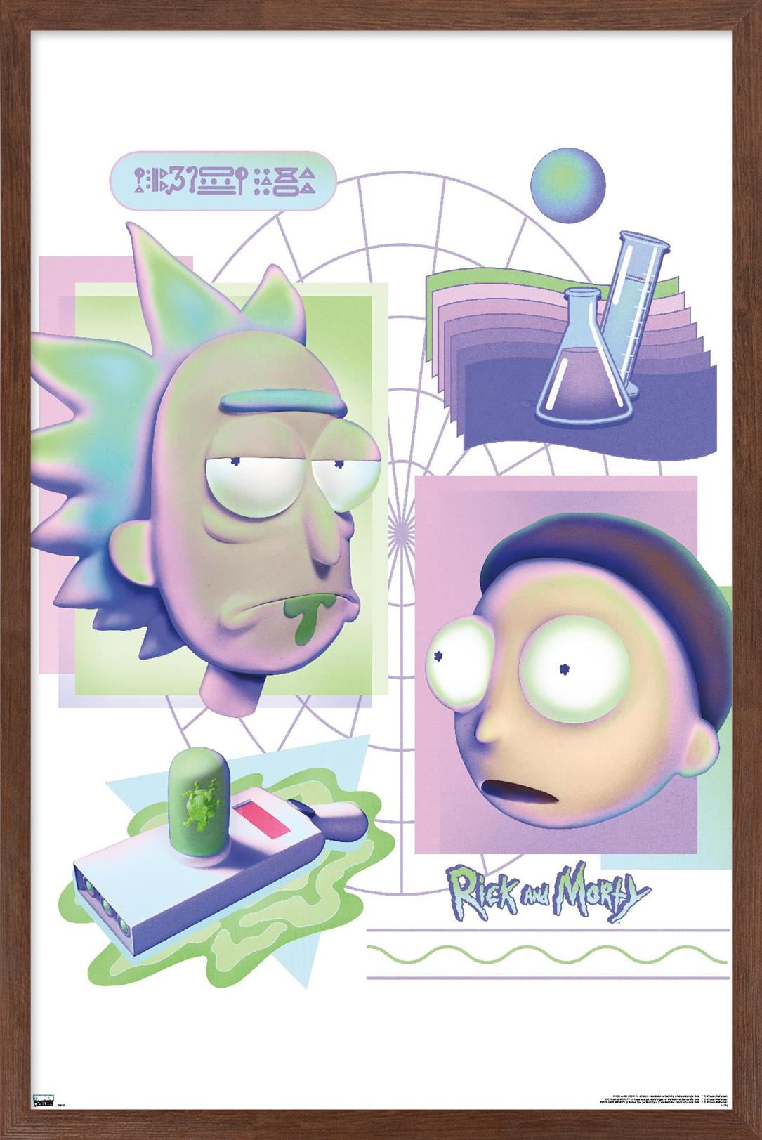 Rick and Morty - Chemistry Wall Poster, 22.375" x 34" Framed