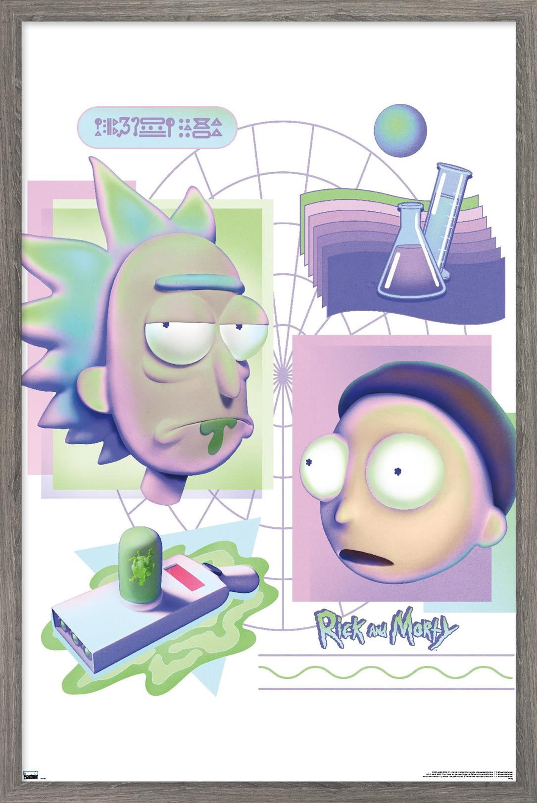 Rick and Morty - Chemistry Wall Poster, 22.375" x 34" Framed