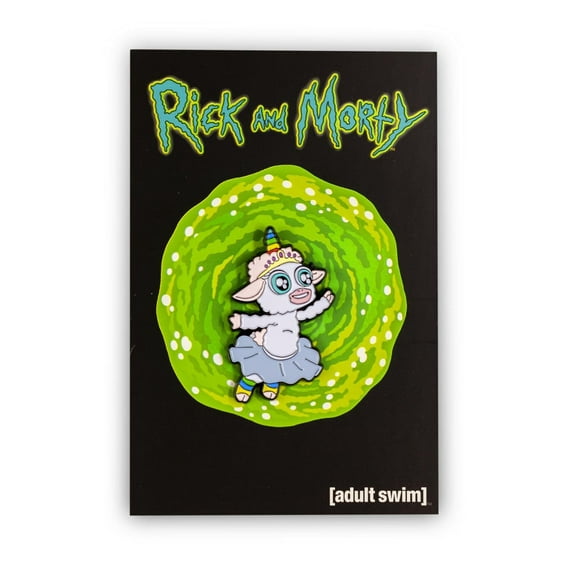 Rick and Morty Collector's Enamel Pin, Tinkles the Unicorn Lamb