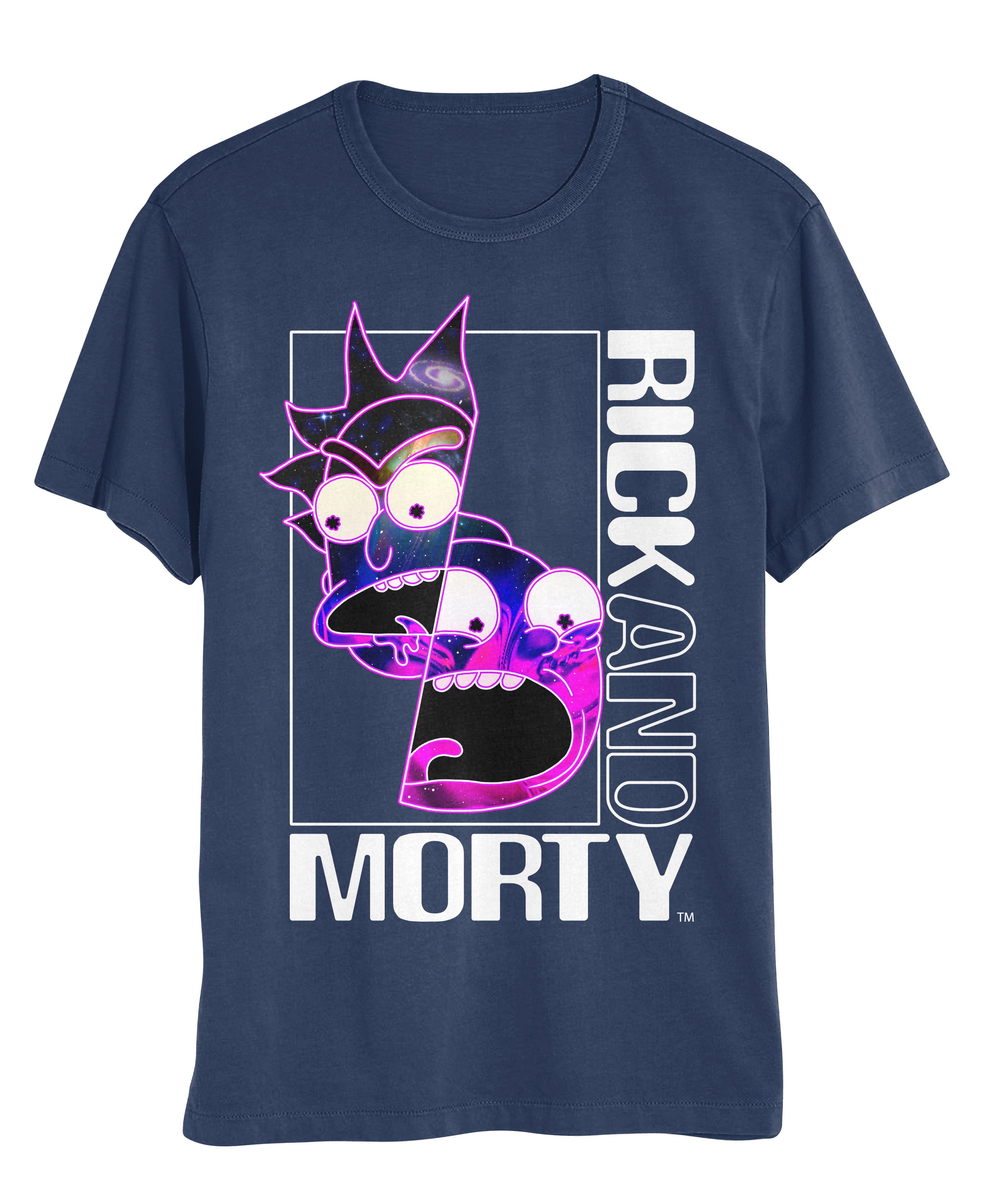 Rick and Morty Cosmic Rick and Morty Split Mens and Womens Short