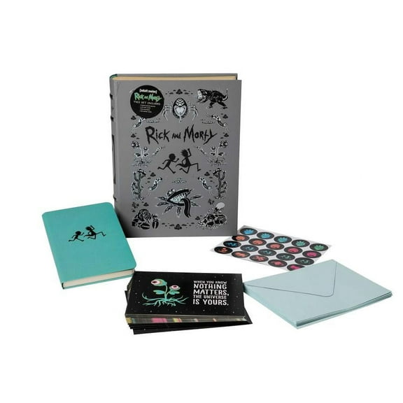 Rick and Morty Deluxe Note Card Set (With Keepsake Book Box) (Hardcover)