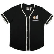 Rick and Morty Distorted Heads Athletic Baseball Jersey For Mens (Size S-XL)