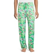 Rick and Morty Drawstring Sleep Pants, Size M, Green (Men’s)