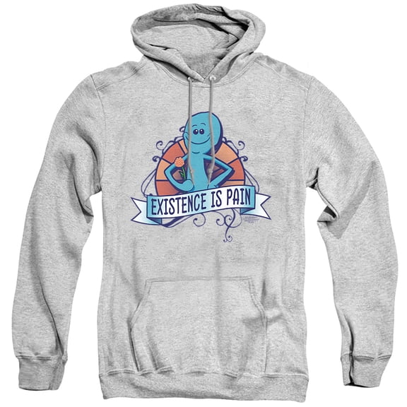 Rick and Morty Existence Is Pain Unisex Adult Pull-Over Hoodie, Existence Is Pain, X-Large