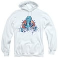 thumbnail image 1 of Rick and Morty Existence Is Pain Unisex Adult Pull-Over Hoodie, White, X-Large, 1 of 5